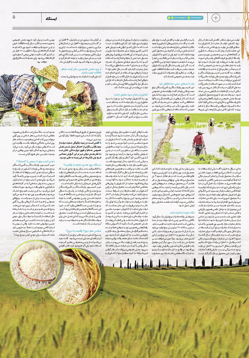 روزنامه ایران - ویژه نامه پلاس۸۱۱۳ - ۰۵ بهمن ۱۴۰۱ - صفحه ۵