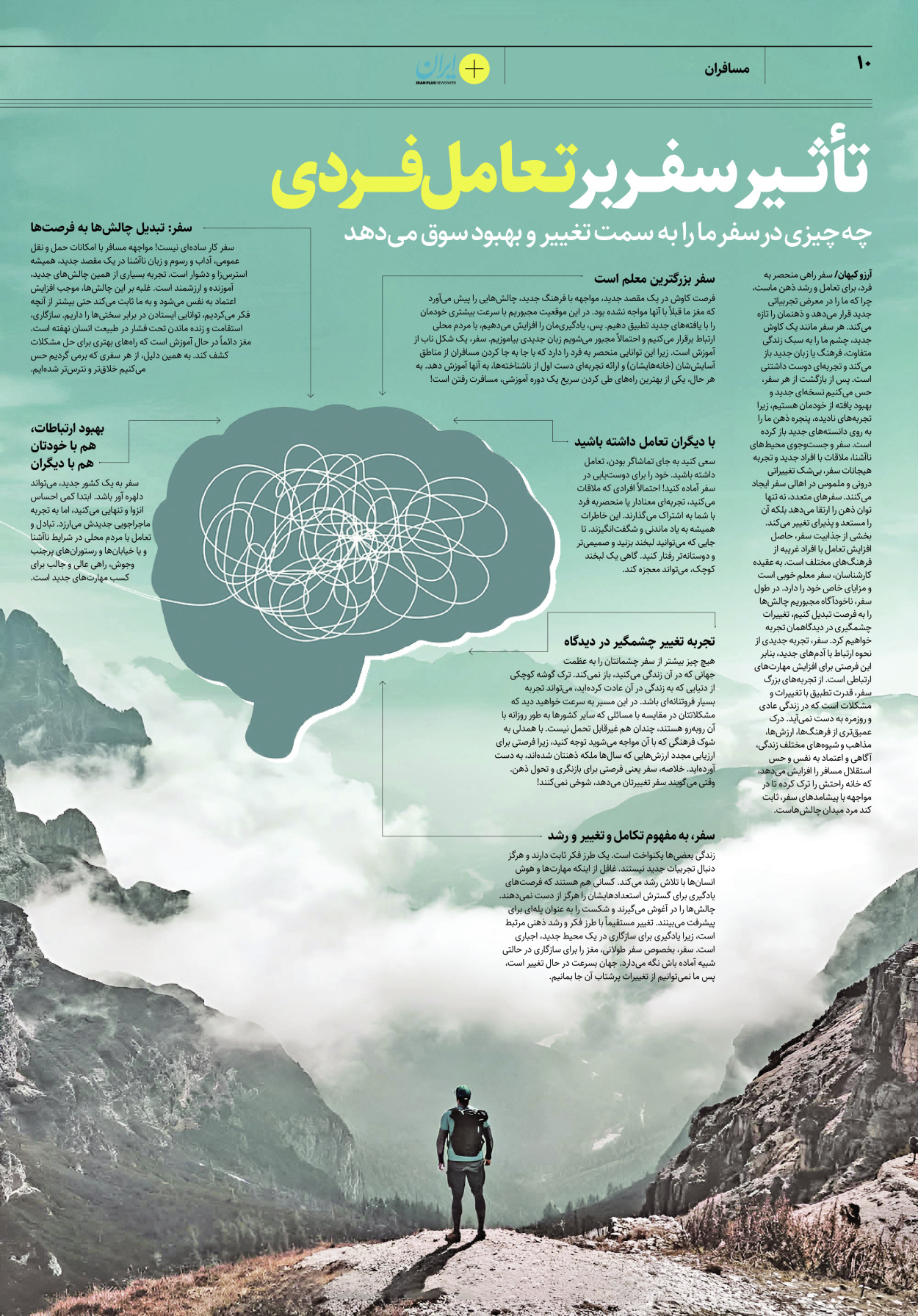روزنامه ایران - ویژه نامه پلاس۸۱۶۹ - ۰۶ اردیبهشت ۱۴۰۲ - صفحه ۱۰