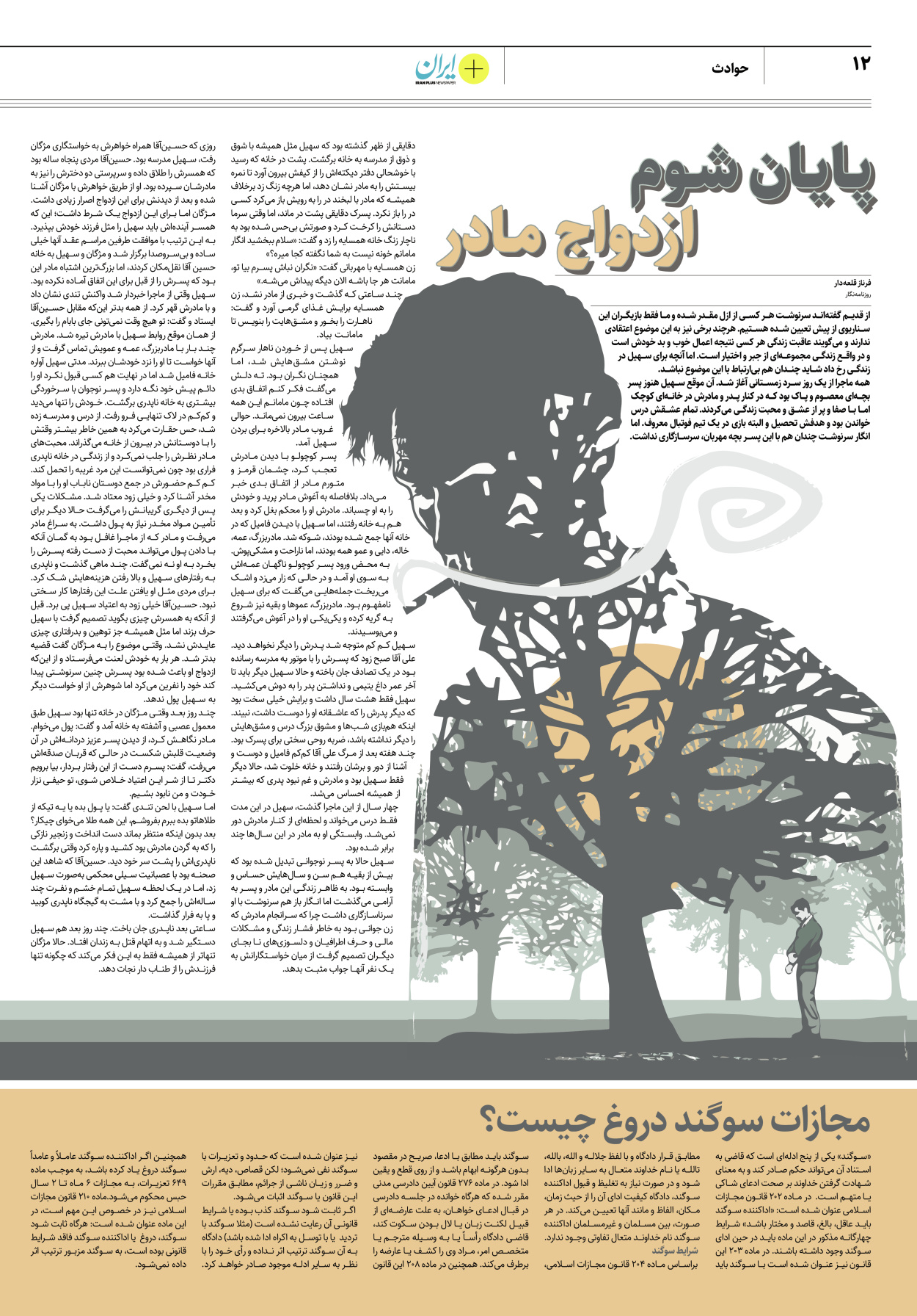 روزنامه ایران - ویژه نامه پلاس۸۱۷۵ - ۱۳ اردیبهشت ۱۴۰۲ - صفحه ۱۲