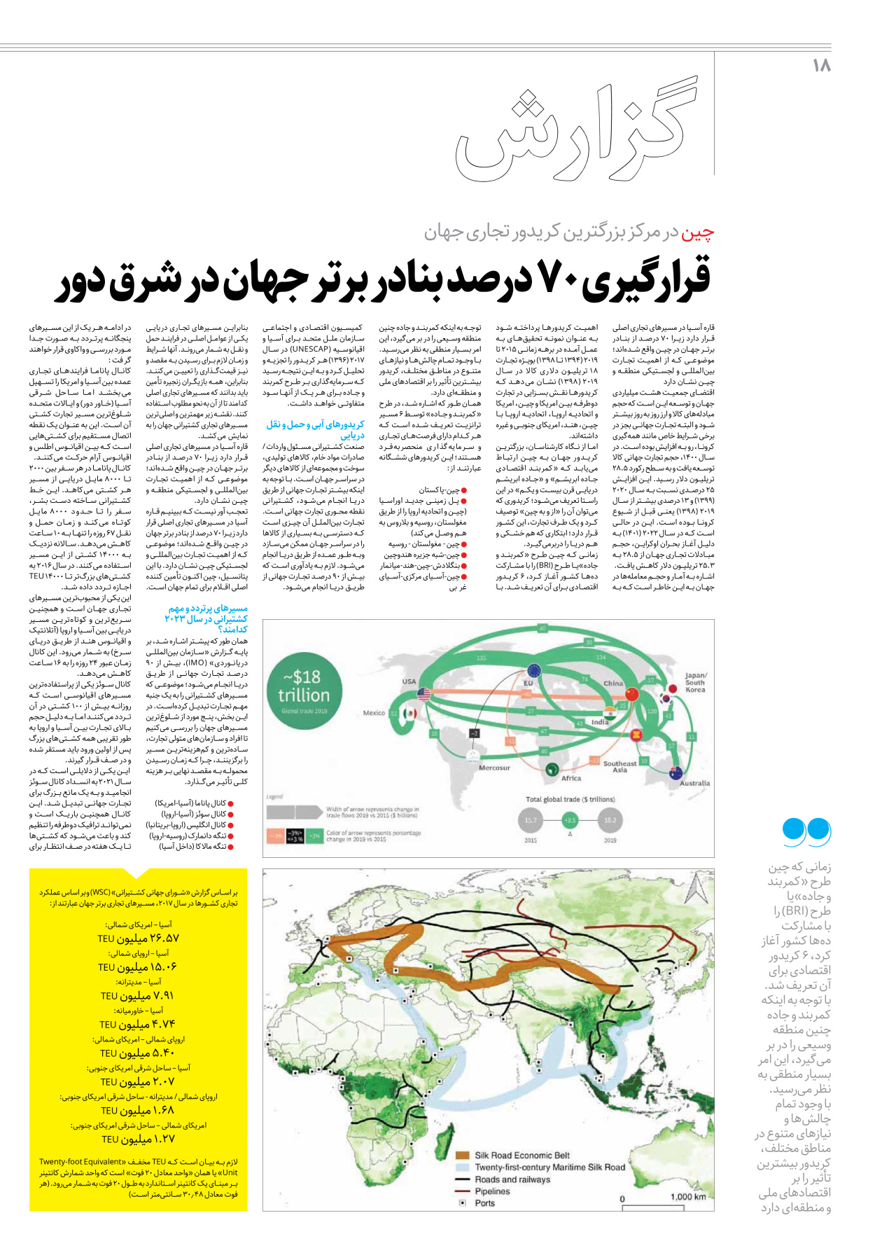 روزنامه ایران - ویژه نامه جمعه ۳۳ - ۰۱ تیر ۱۴۰۲ - صفحه ۱۸