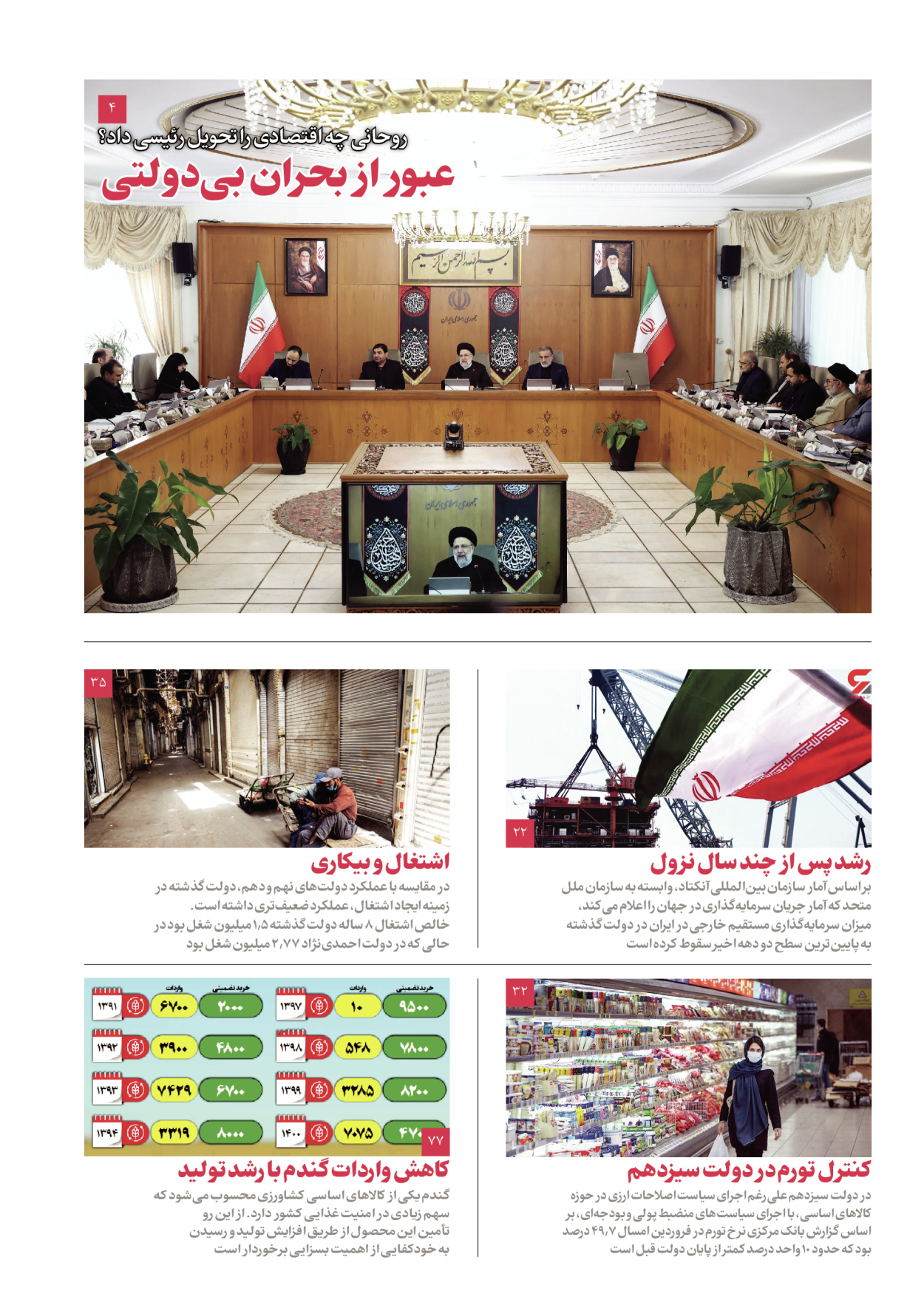روزنامه ایران - ویژه نامه عملکرد اقتصادی دوساله دولت سیزدهم - ۱۷ مرداد ۱۴۰۲ - صفحه ۲