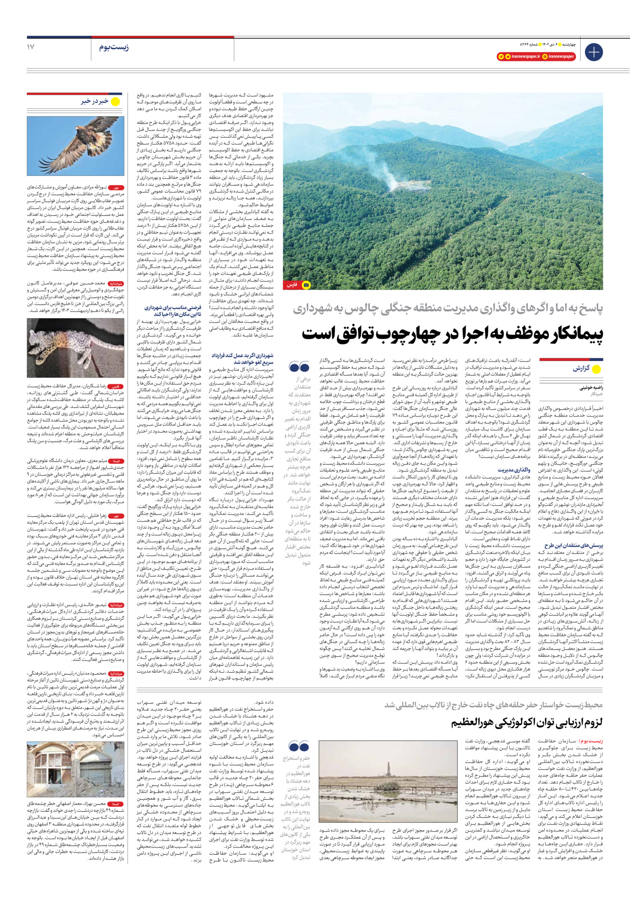 روزنامه ایران - شماره هشت هزار و سیصد و شصت و چهار - ۰۶ دی ۱۴۰۲ - صفحه ۱۷