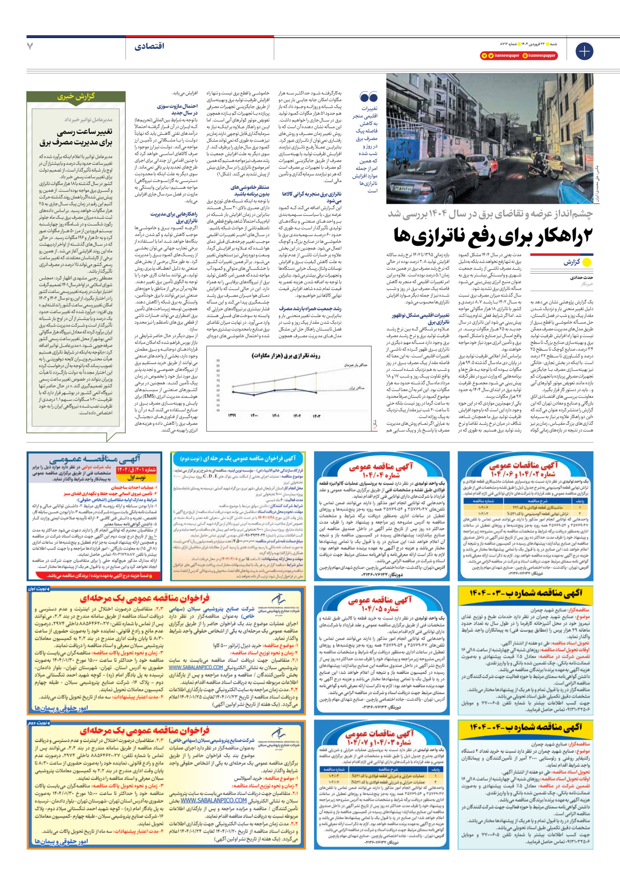  - شماره هشت هزار و هفتصد و دوازده - ۲۳ فروردین ۱۴۰۴