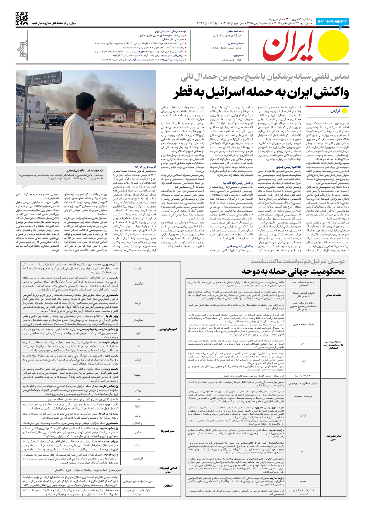  - شماره  - ۲۰ شهریور ۱۴۰۴