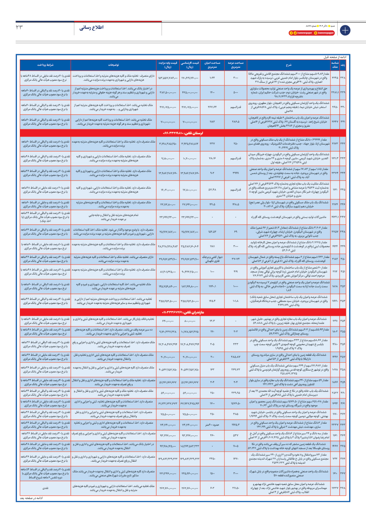 - شماره هشت هزار و هشتصد و نود و هفت - ۰۸ آذر ۱۴۰۴