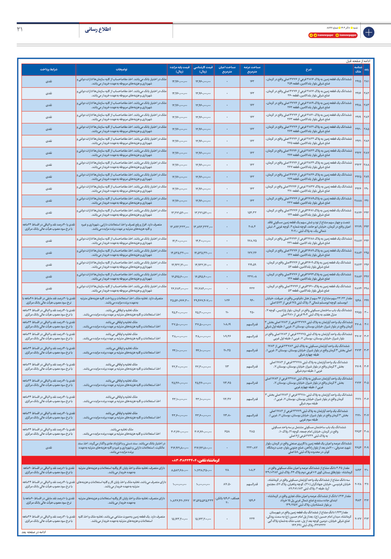 - شماره هشت هزار و هشتصد و نود و هفت - ۰۸ آذر ۱۴۰۴