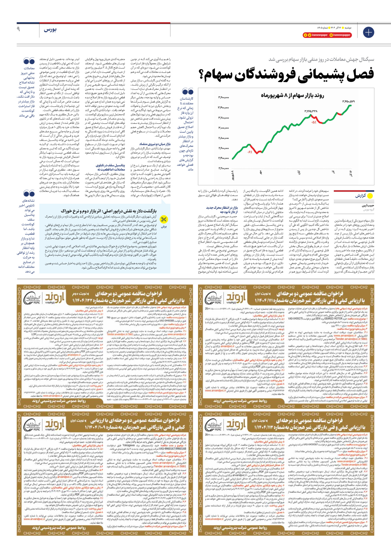  - شماره هشت هزار و نهصد و پنج - ۱۷ آذر ۱۴۰۴