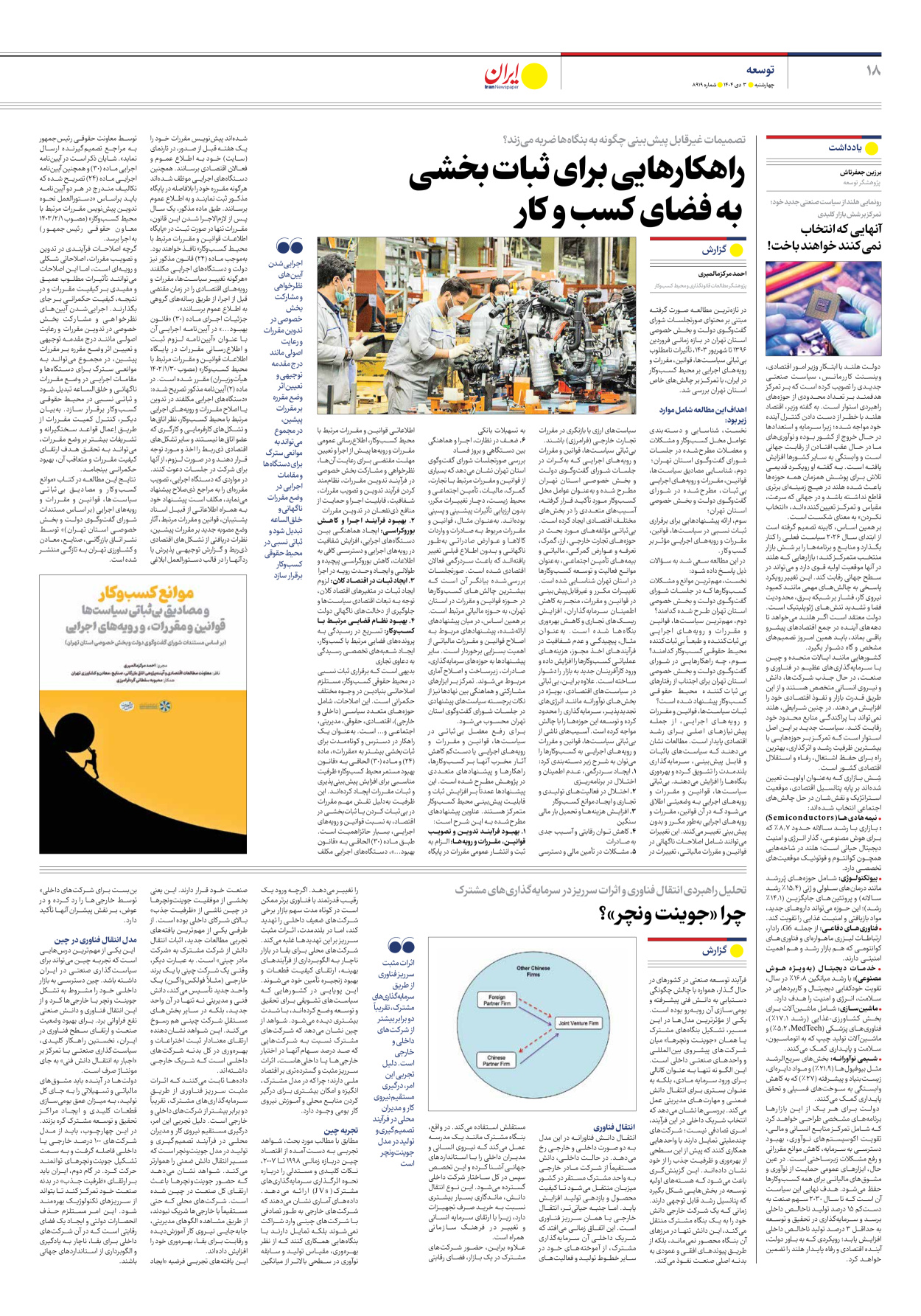  - شماره هشت هزار و نهصد و نوزده - ۰۳ دی ۱۴۰۴