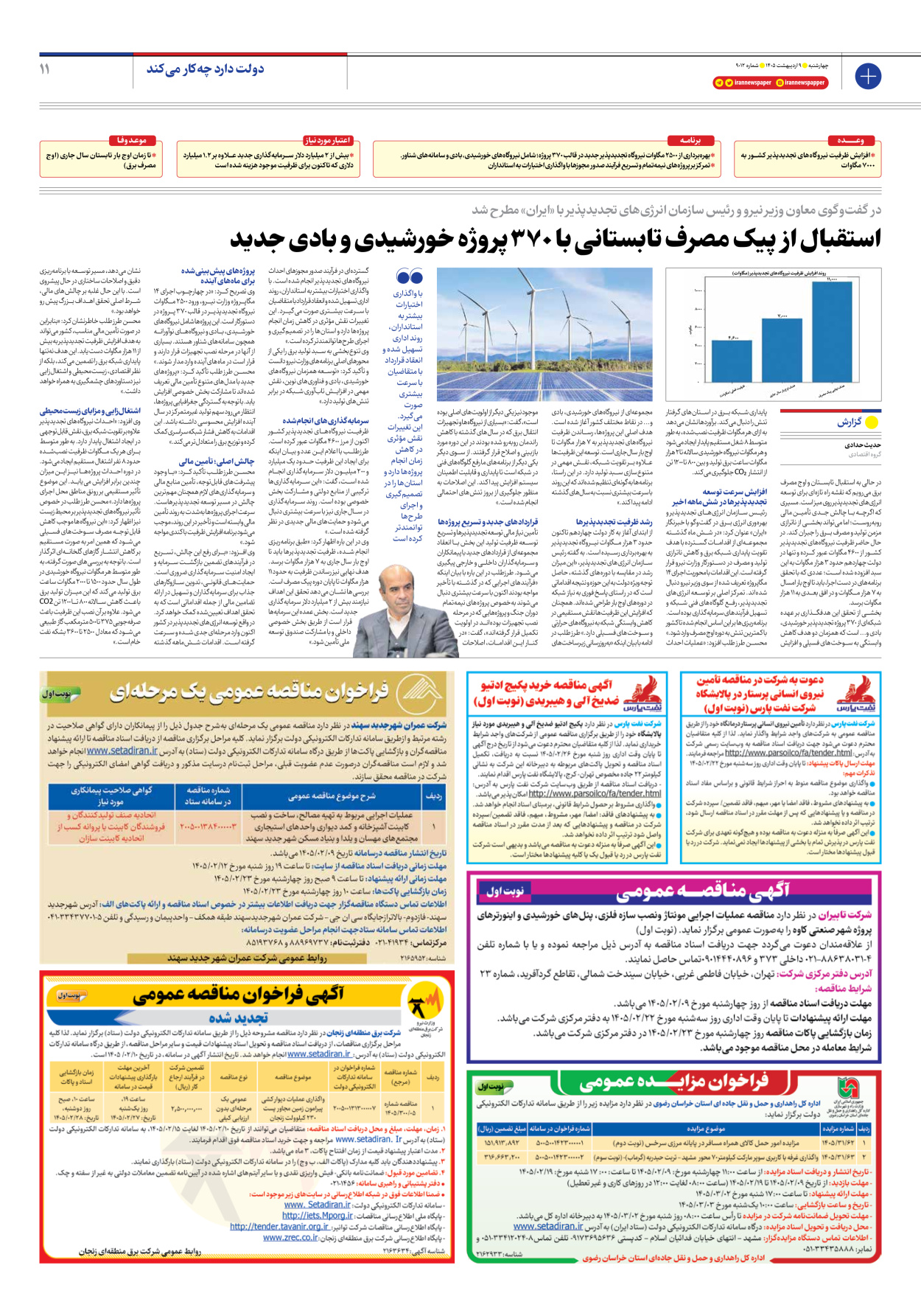  - شماره نه هزار و دوازده - ۰۹ اردیبهشت ۱۴۰۵